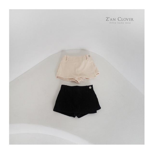 【取寄】z'an clover｜corduroy wrap pants｜コーデュロイラップパンツ｜3-19｜kids&junior