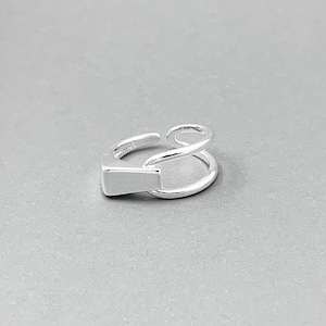 Half Bar Signet Ring #303