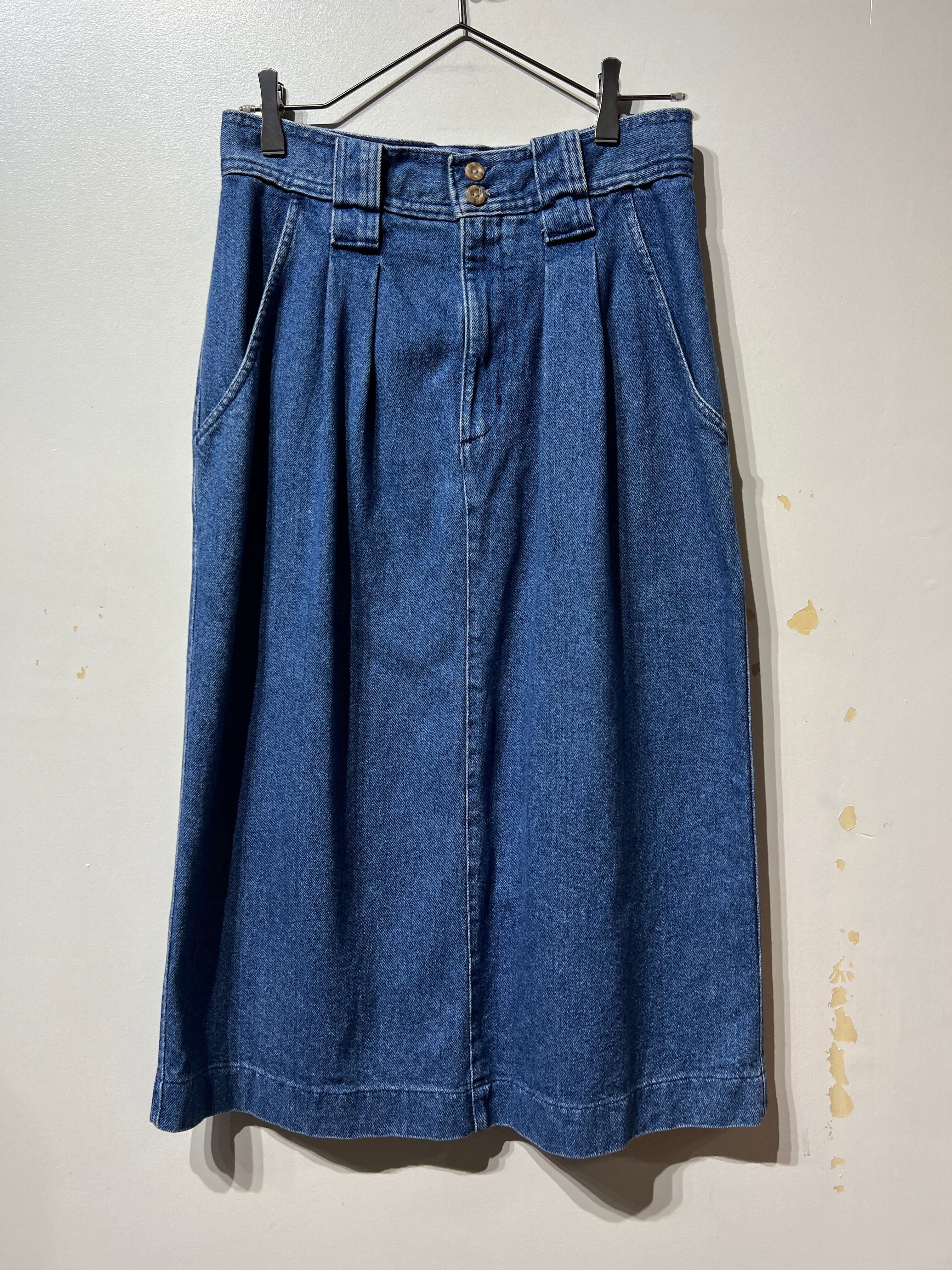 (SK042)00‘s DOCKER‘S tac denim skirt made in USA