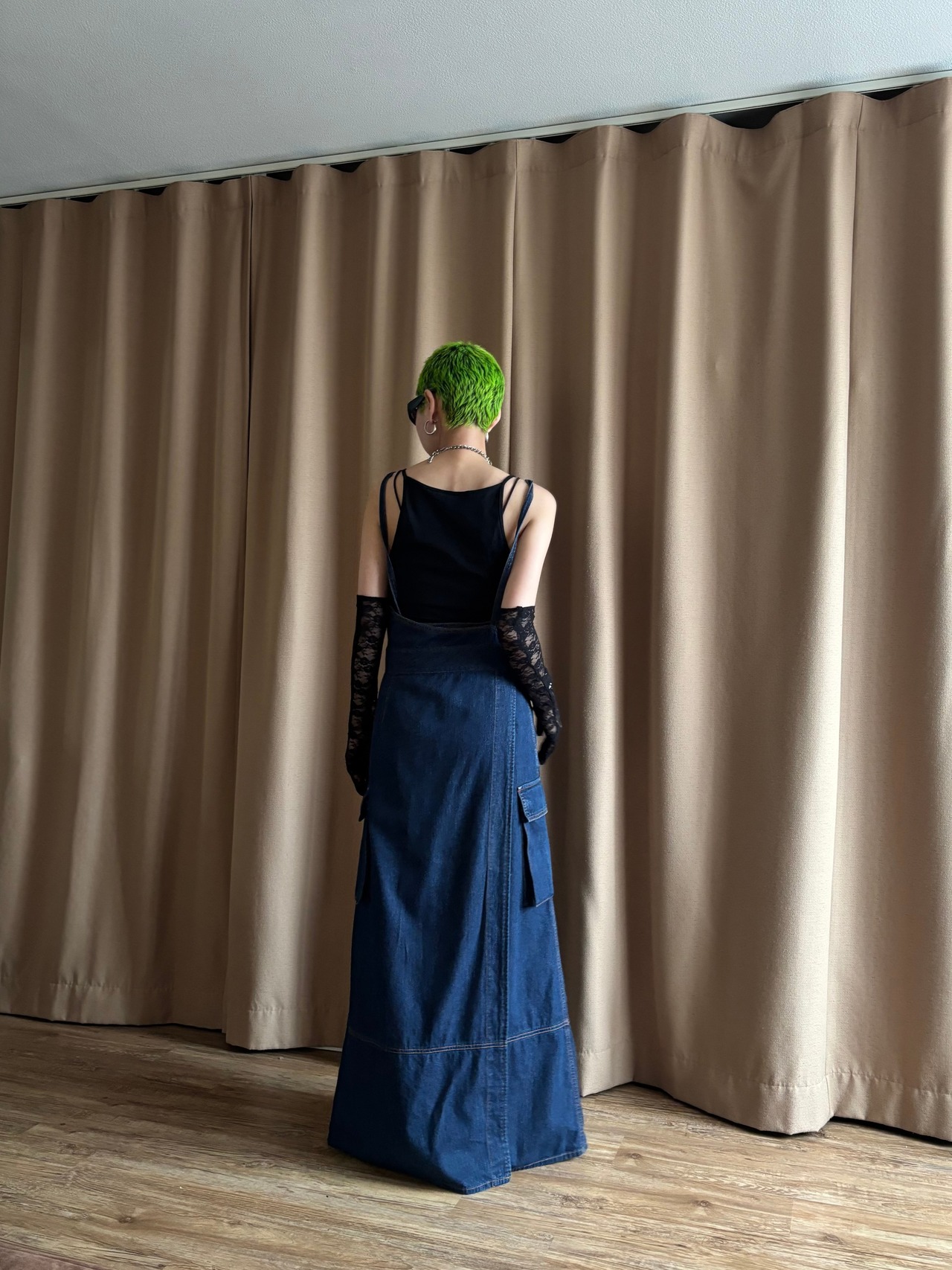 MADE IN JAPAN denim maxi dress-4767-6