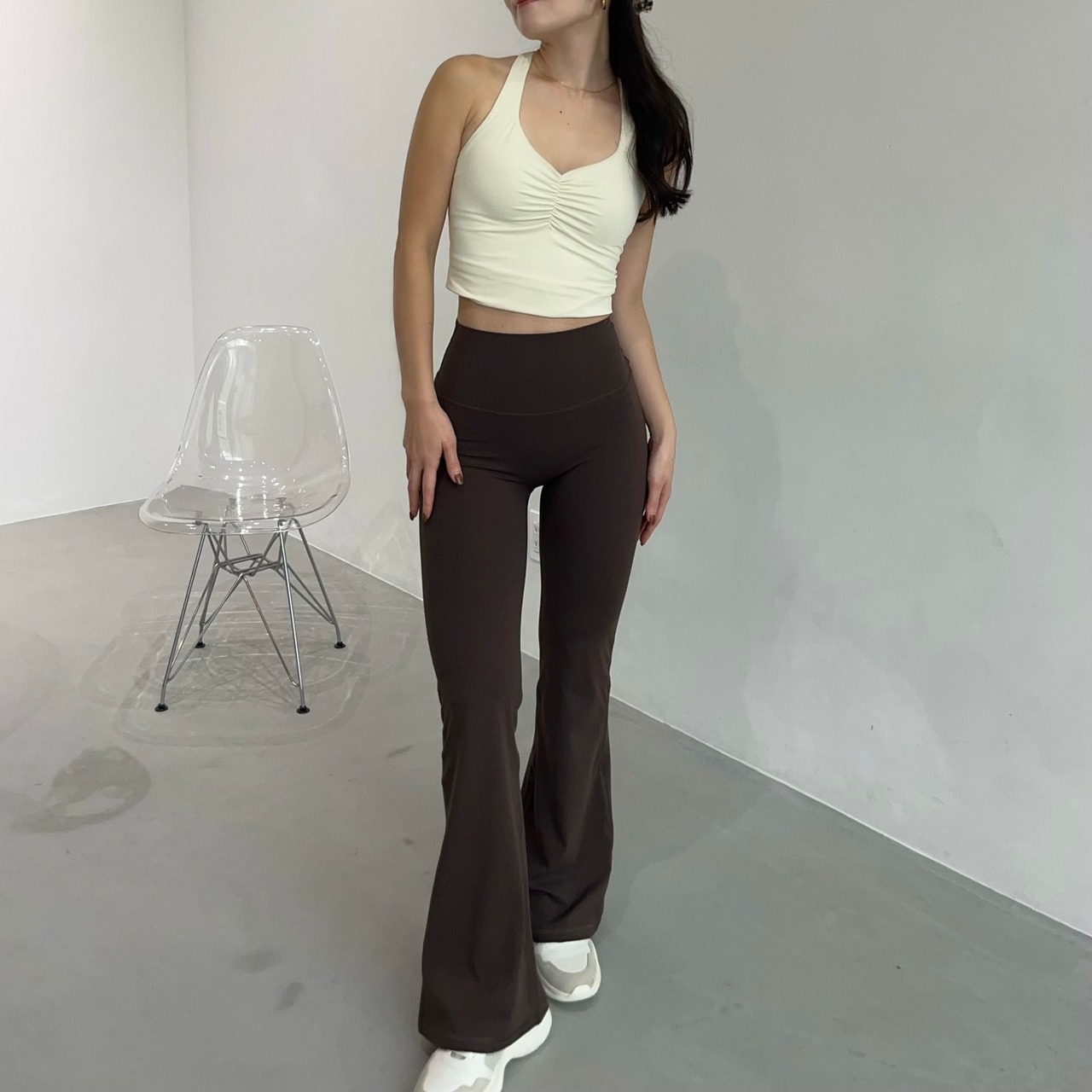 Refined Flare Leggings【3 colors】