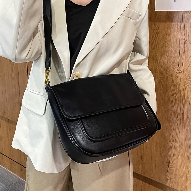 スタンダードワンショルダーオータムウィンター レトロ 秋物 冬物 トートバッグ メッセンジャーバッグ Tiancai_Wing_Bag68072480282