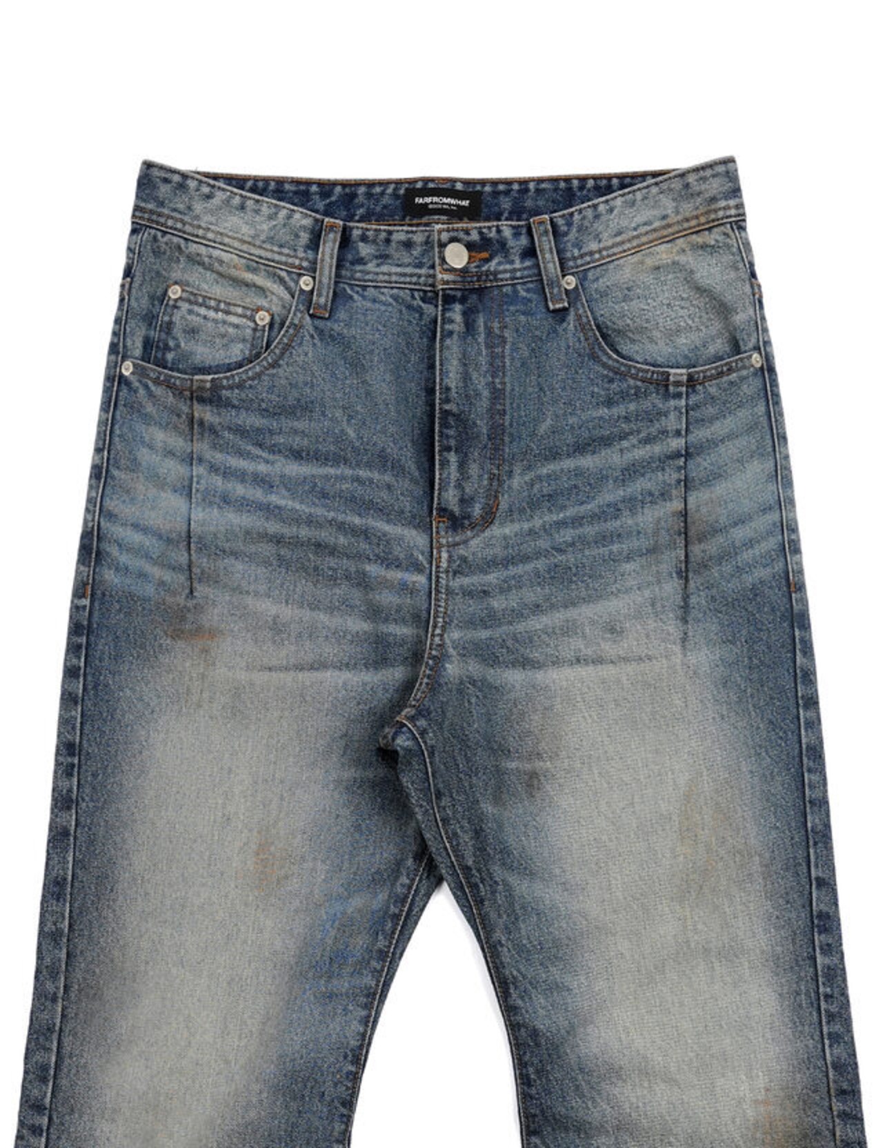 FAR FROM WHAT/ aged flare denim