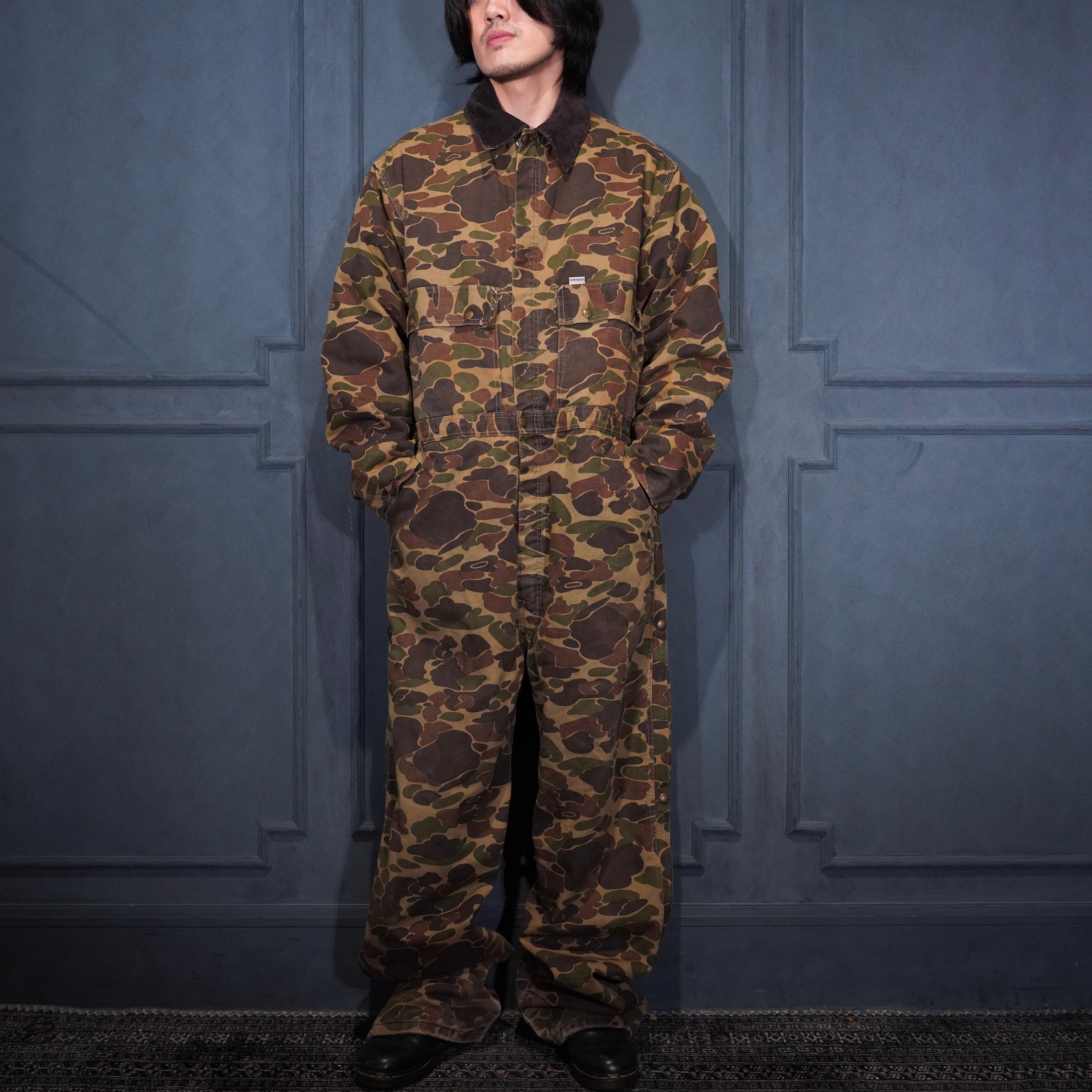 80's USA VINTAGE Carhartt DUCK HUNTER CAMOUFLAGE PATTERNED DUCK