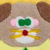 < WACHAPO > ラグ作品「ふわんこ(さくらんぼ)」