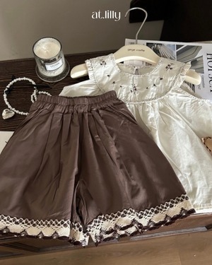 ［at.lilly] ◾ nuance pattern pants ♡ˊ˗