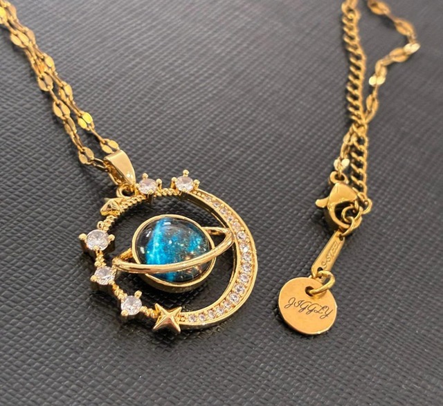 夜空に煌めく惑星のネックレス［JGL-034］