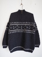 1990’s~ Half-Zip Knit Sweater／S