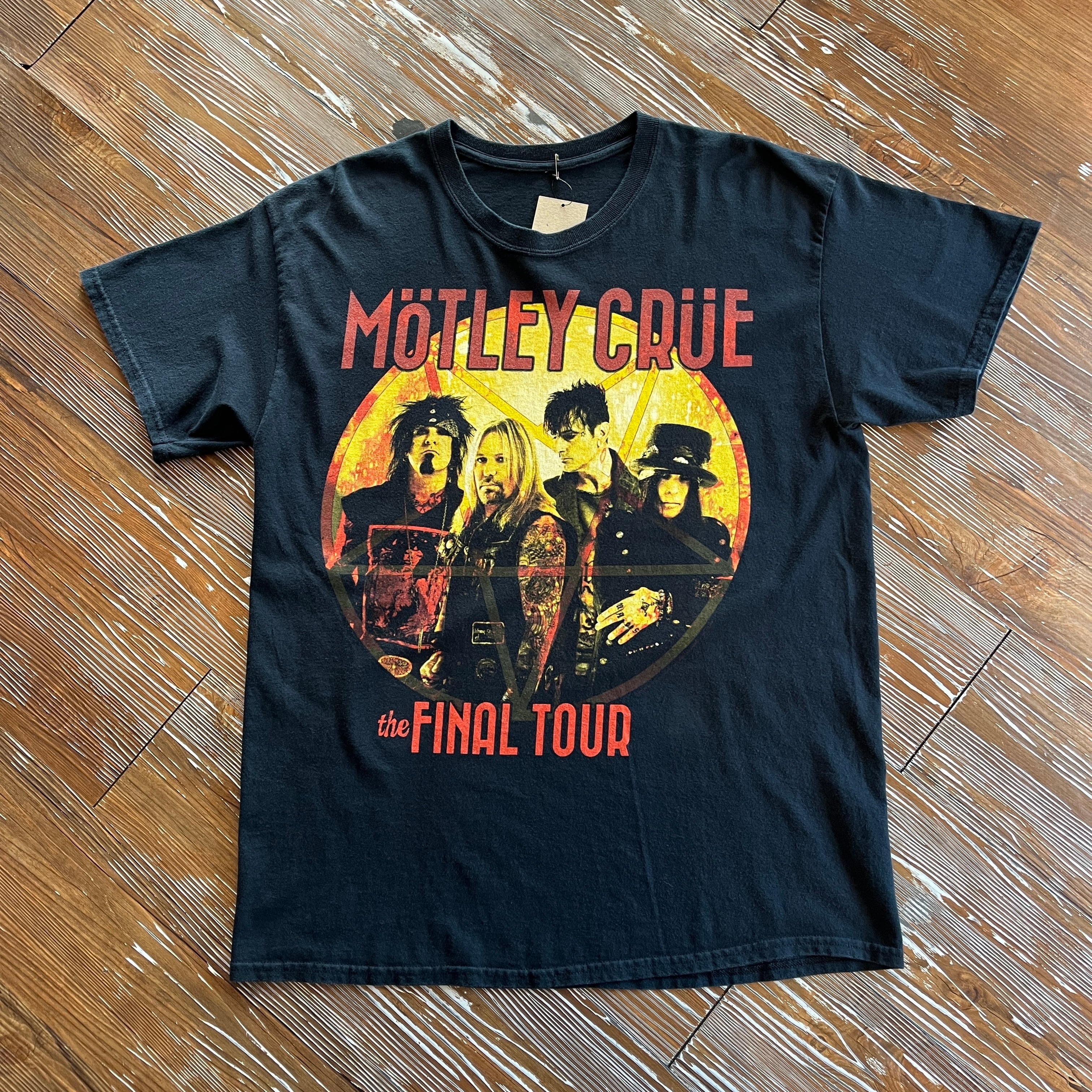 MOTLEY CRUE Print-Tshirt（Black）モトリー・クルー Tシャツ バンド 