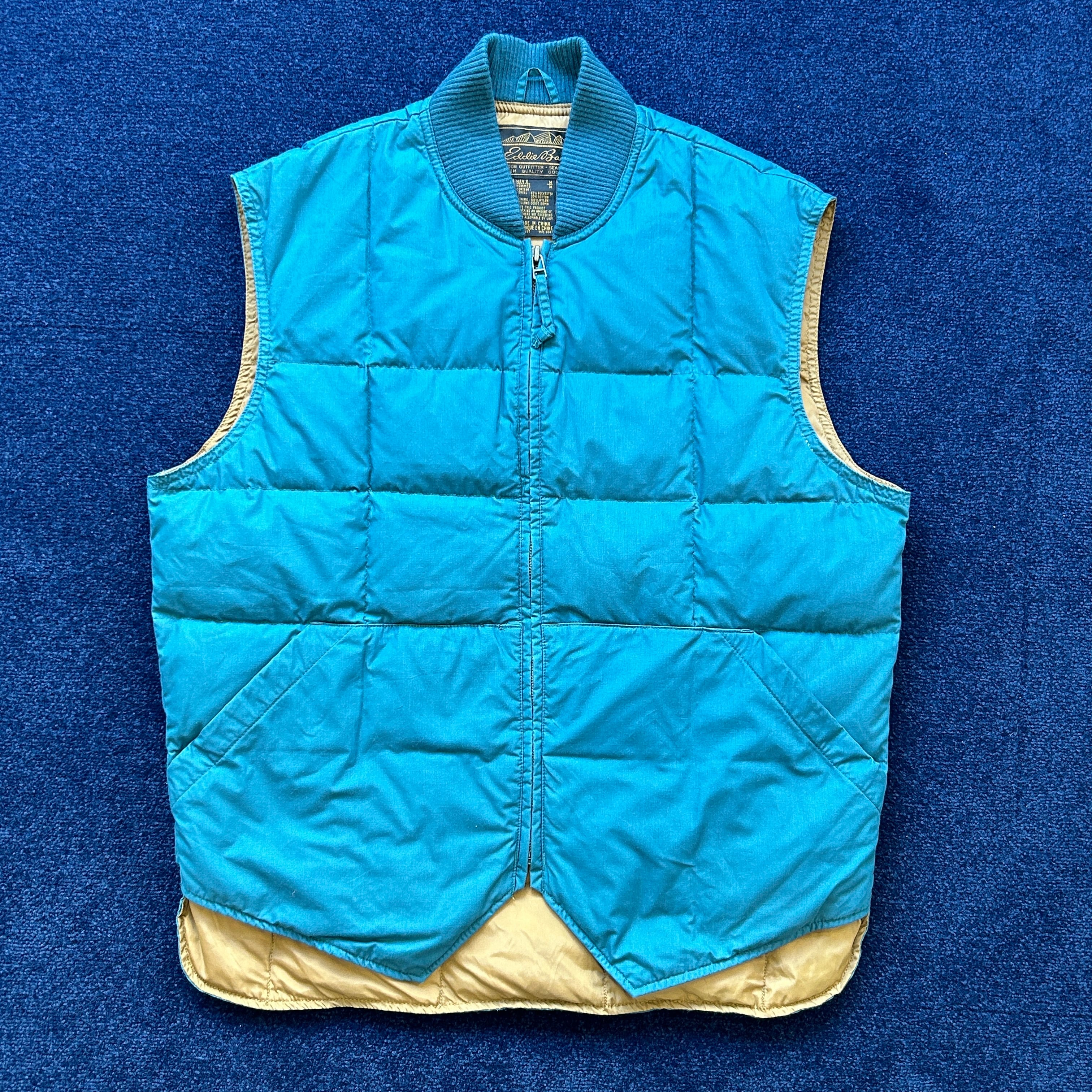 美品 M Eddie Bauer Downlight Canadian Vest グースダウンベスト 