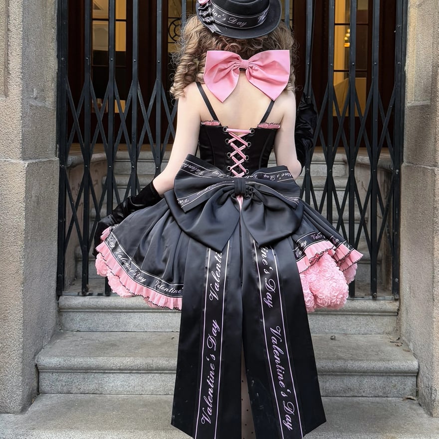 SEASONZ 地雷系 バックリボン 闇かわいい イベント衣装 コンカフェ