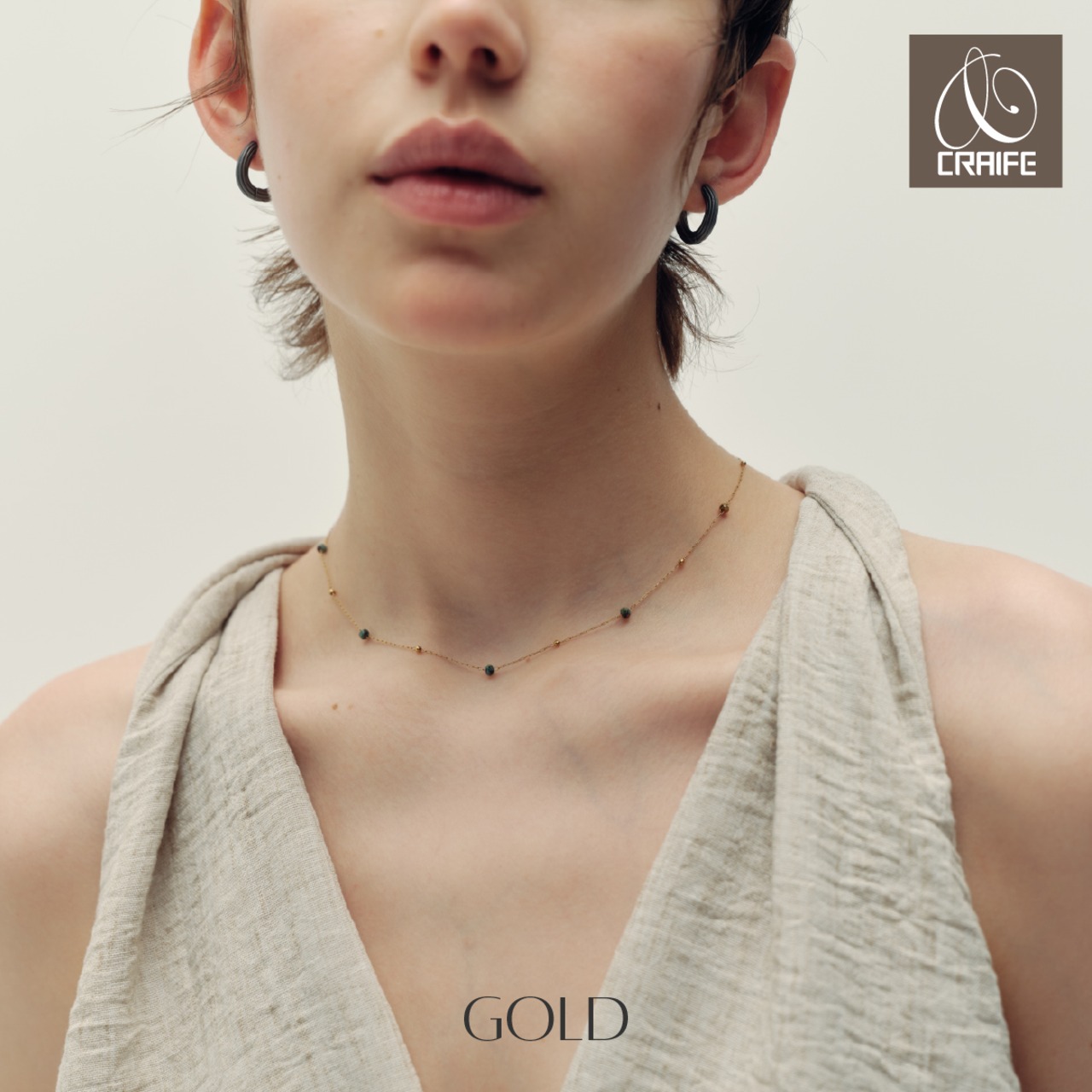 Necklace -Gold-