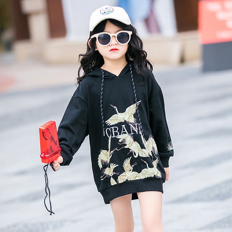 セーター オータムフードスタイルルーズスカート 秋物 キッズ トレンディボーイ83482669913