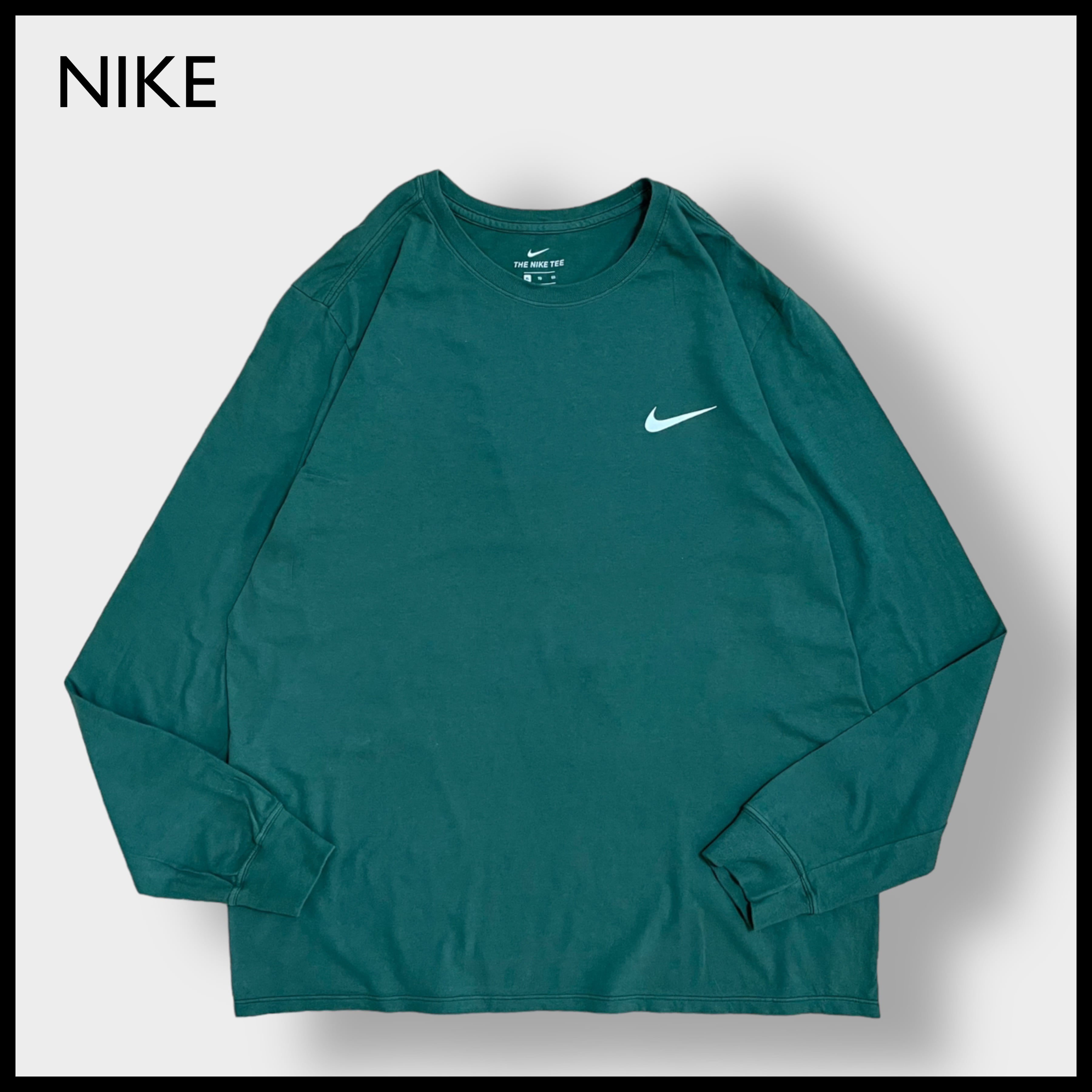 ビックサイズNIKE総柄TシャツXXLナイキワンポイント39s90