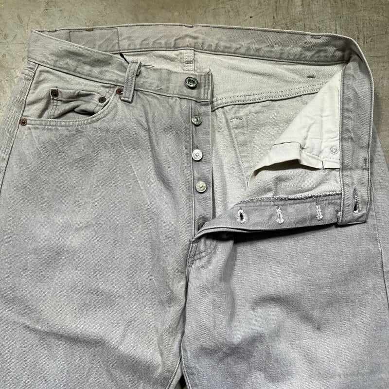 80's Levi's リーバイス 501-0657 先染めグレーデニム グッドコンディション 内股シングル 刻印532 実寸W34インチ USA製  希少 ヴィンテージ BA-2373 RM2792H | agito vintage powered by BASE