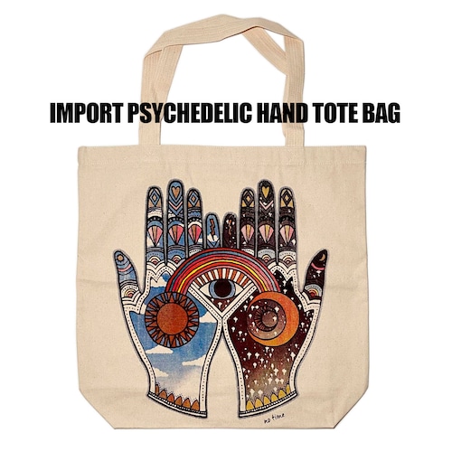 【IMPORT】PSYCHEDELIC HAND TOTE BAG