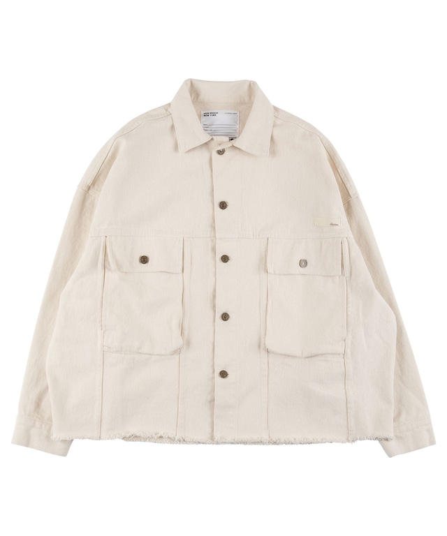 【#Re:room】COTTON TWILL COLOR BIG JACKET［REJ104］