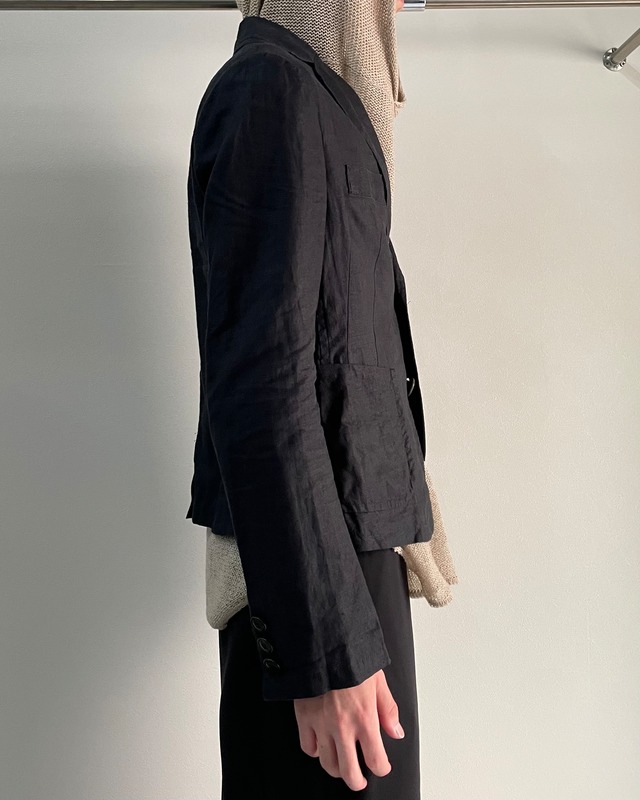 【09s/s Y's】linen single tailored jacket