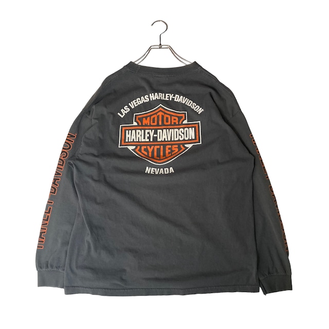 HARLEY DAVIDSON    ロングTシャツ　XL   コットン100%  プリント