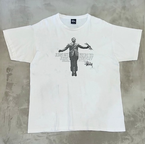 OLD Stussy Tee” "RICHARD NIXON”