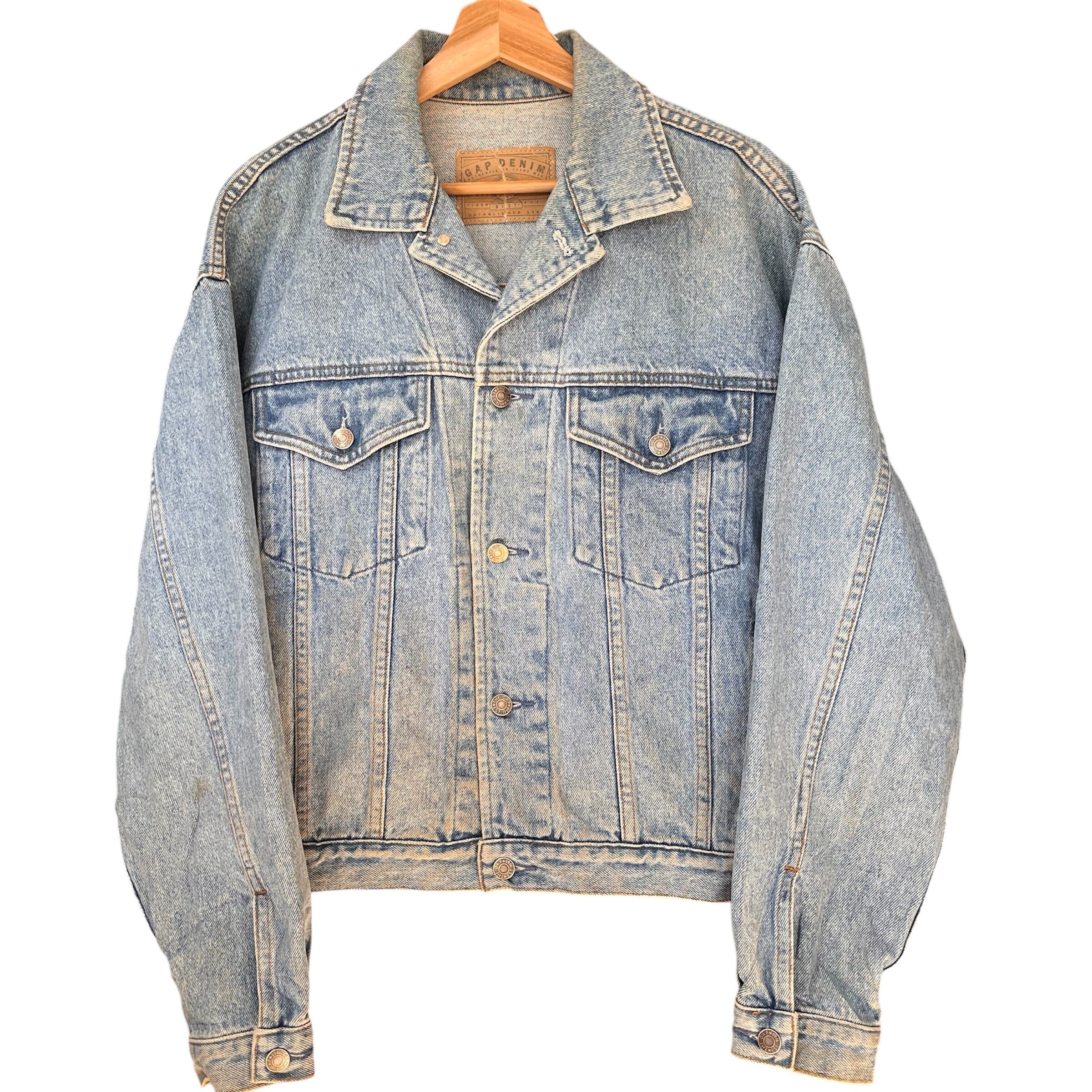 GUCCI】18SS クラッシュ加工 テディベア デニムジャケット 確実正規品