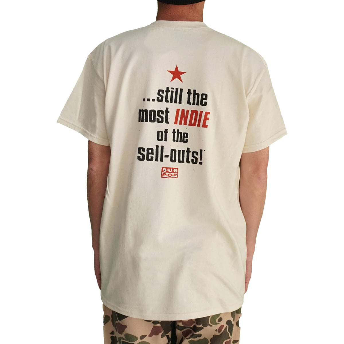 SUB POP サブポップ 公式 Tシャツ INDIE SELL OUT 半袖 プリントT