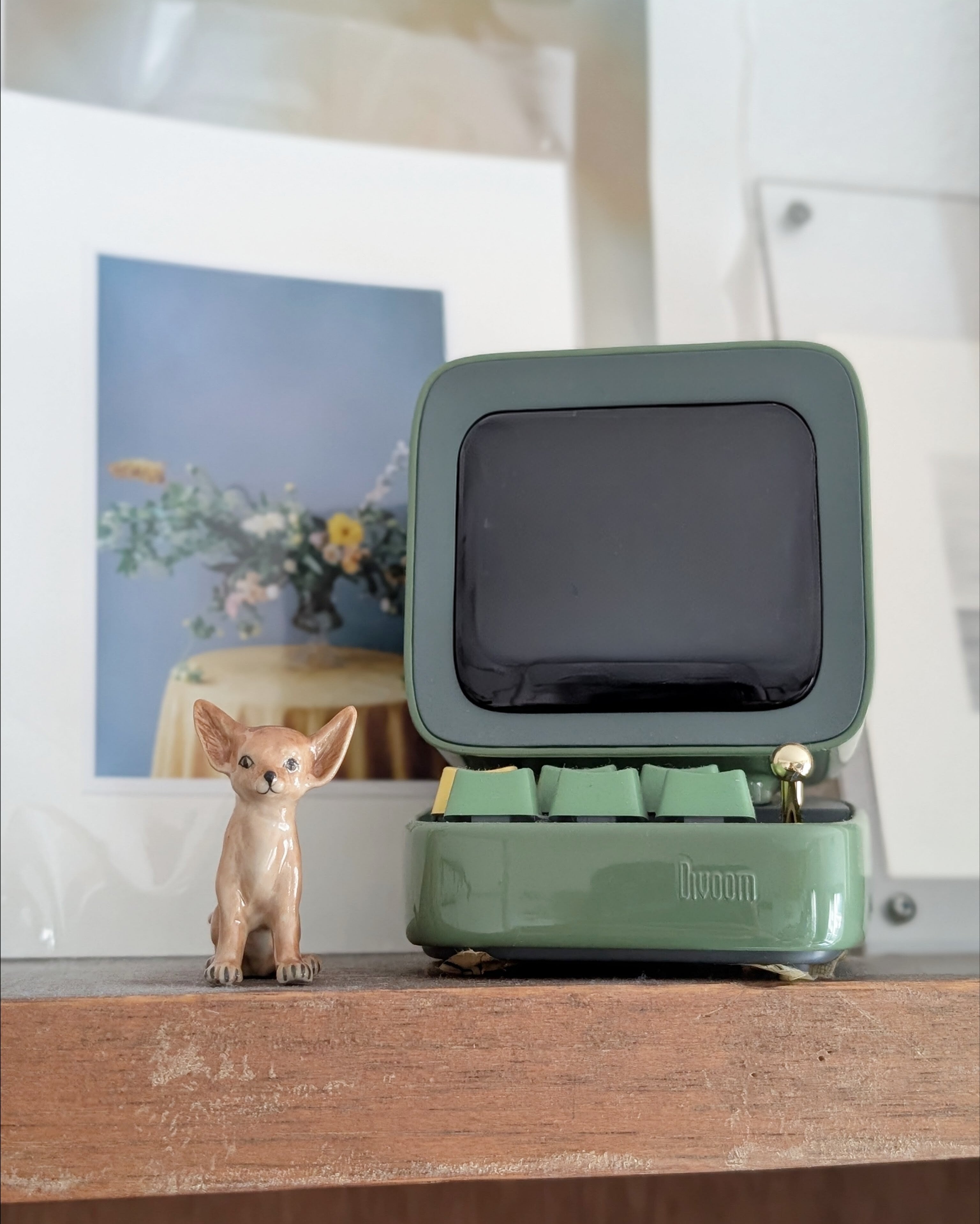 【ミニチュア陶器】 Smooth Chihuahua