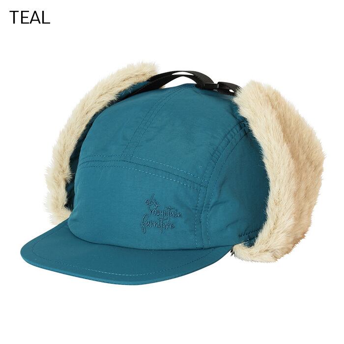 モンスター風ファーキャップ 23-24 eb's FUR CAP エビス ファー キャップ BLACK KHAKI OLIVE TEAL