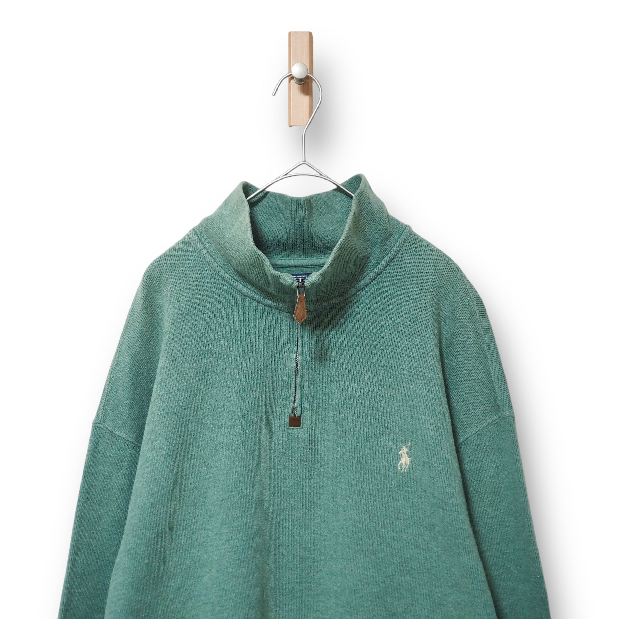 【RALPH LAUREN】ハーフジップスウェット