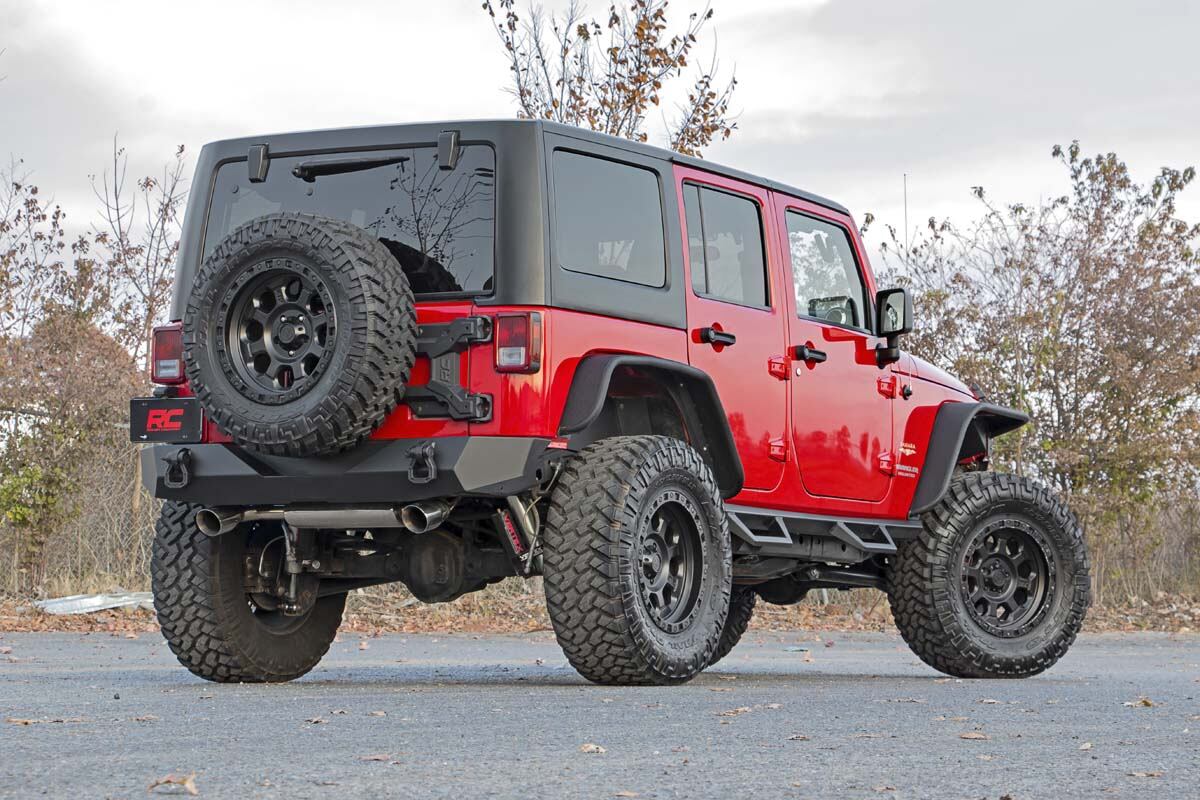 ROUGH COUNTRY ヘビーデューティースペアタイヤキャリア（07-18y JEEP