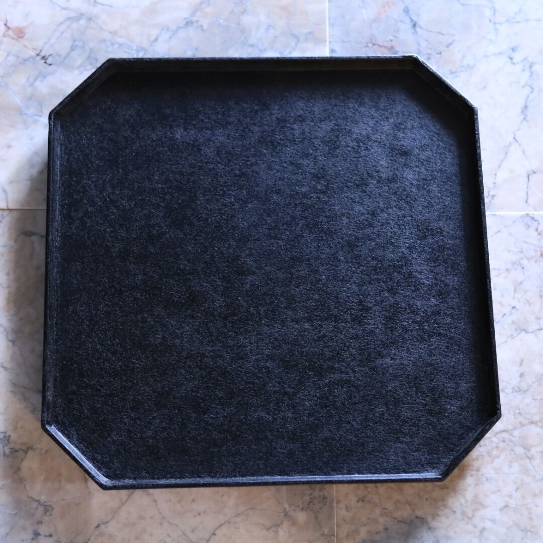 AS 蝶野秀紀 和紙貼八角盆 正方形 | 芦屋貴兆陶家 online shop