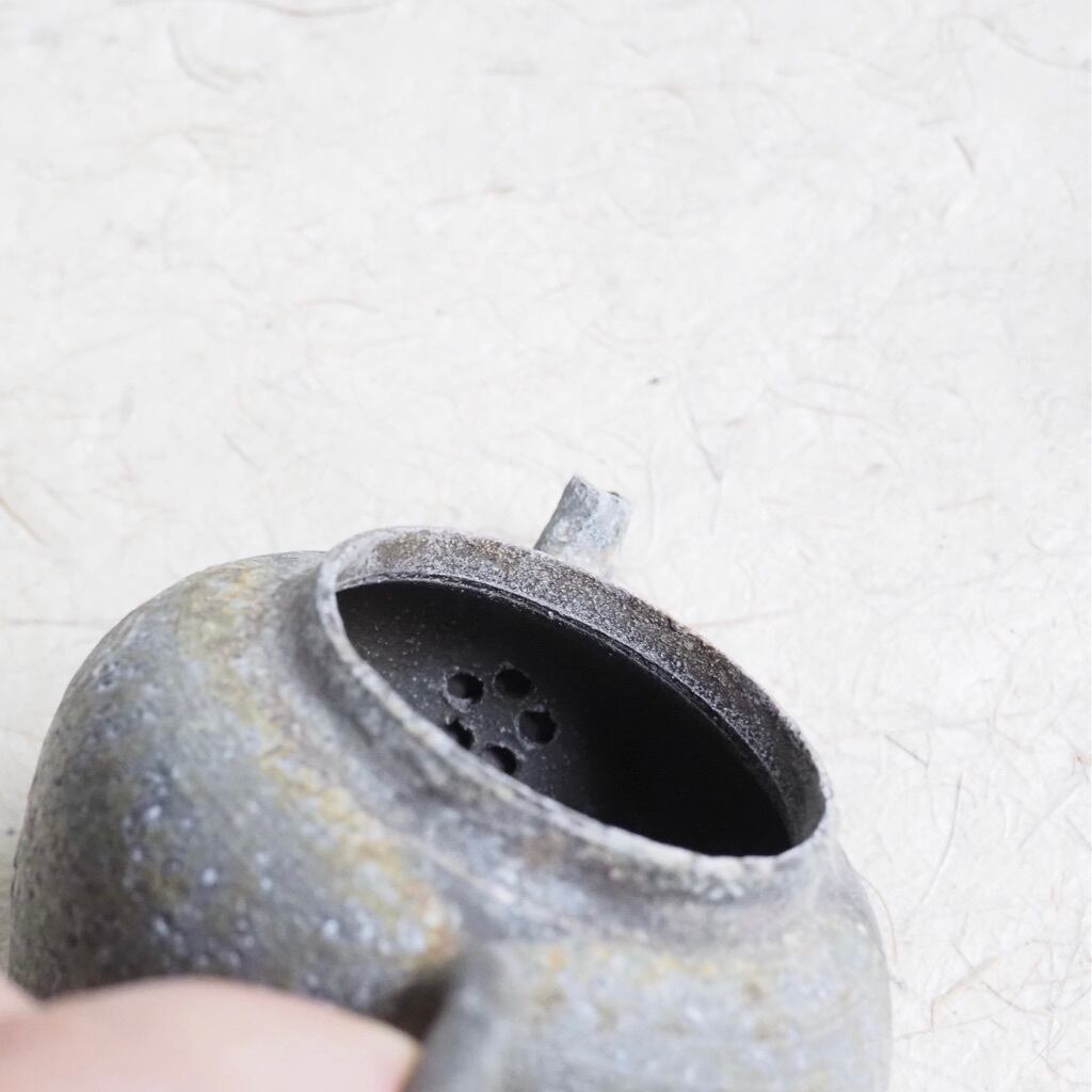 土本訓寛・久美子/焼締象嵌 茶壺/福寿1