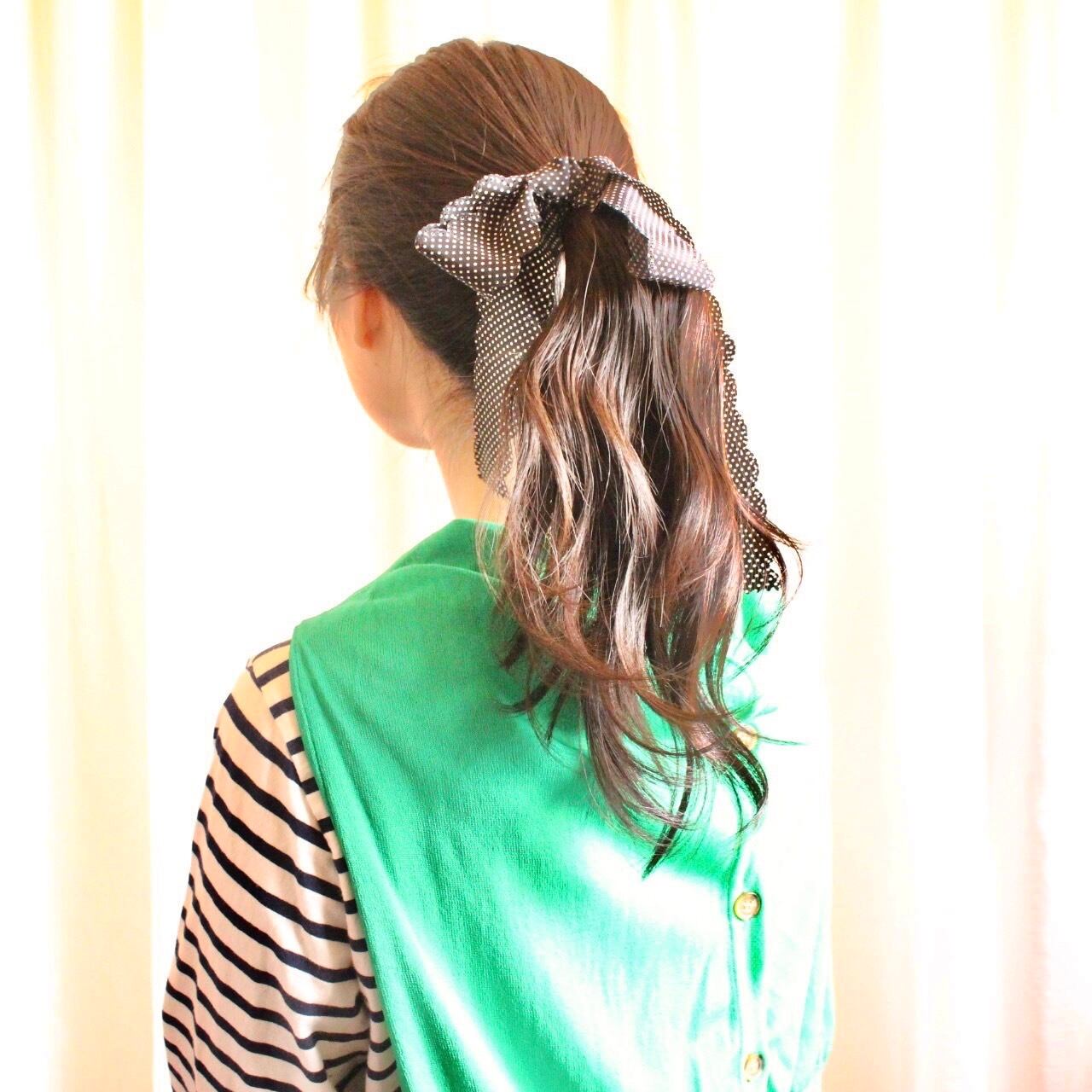 ドットリボン ブラック × ホワイト【693】