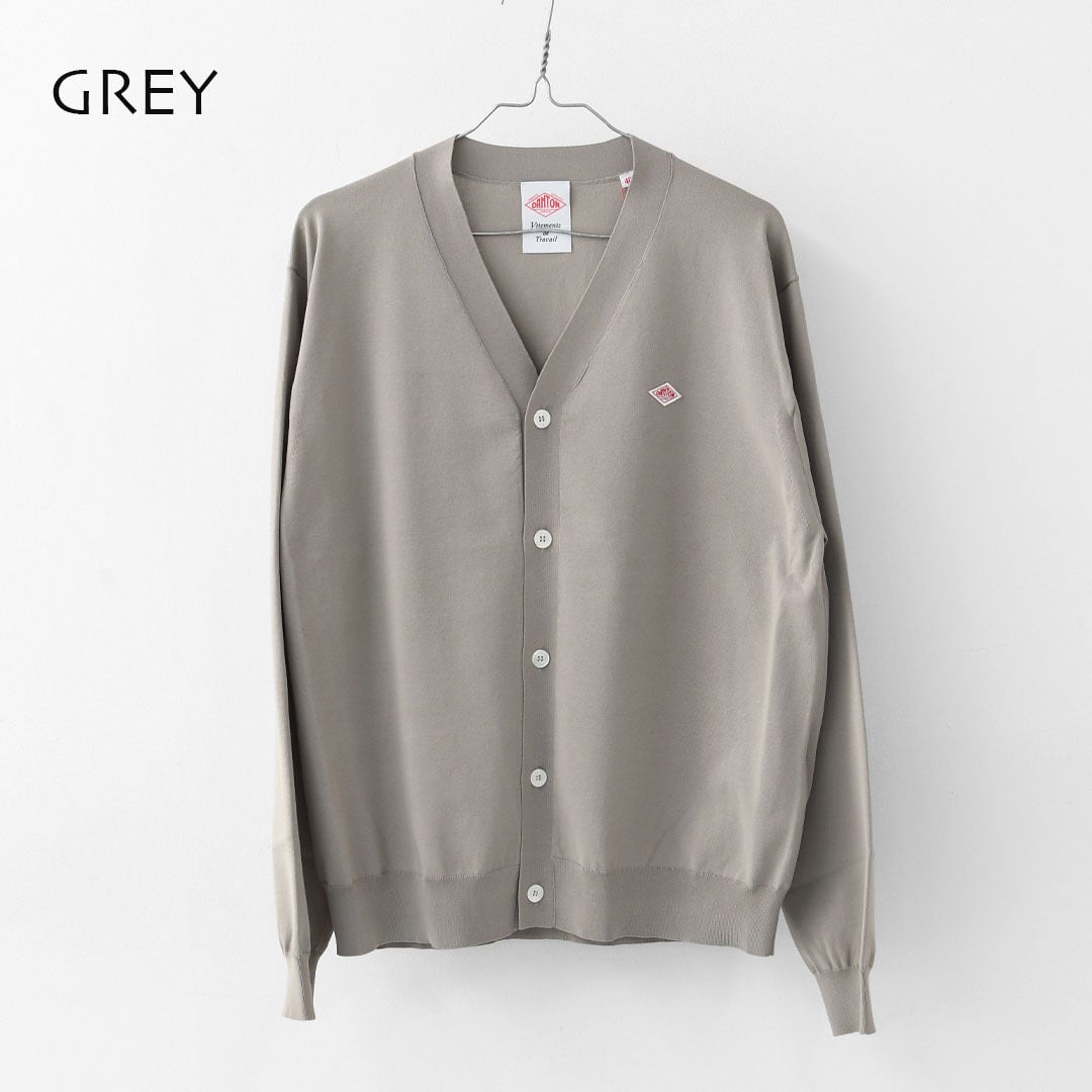 DANTON [ダントン] M Jersey Knit V-Neck Cardigan [DT-D0138YSD