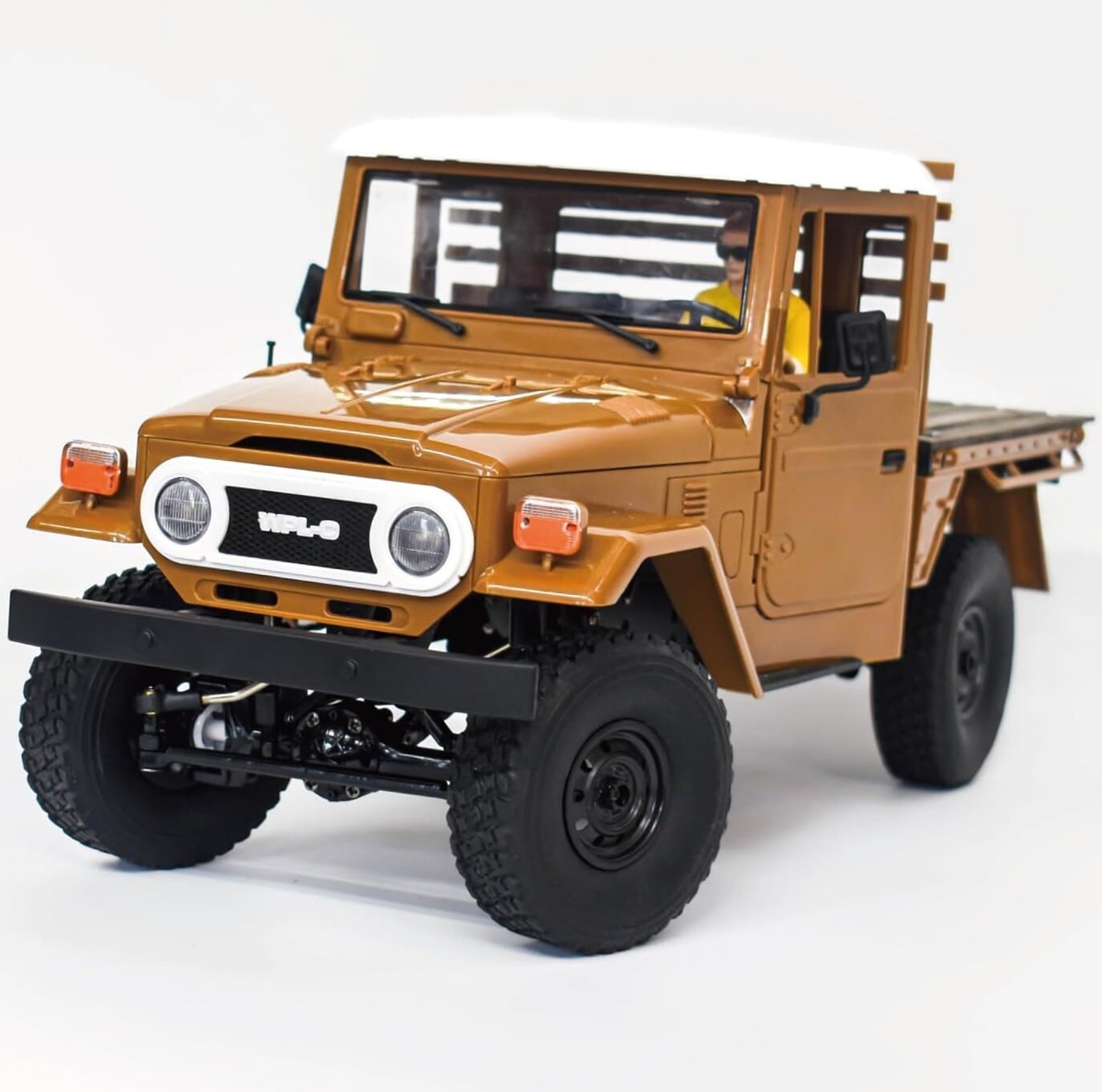 1/12 トヨタ ランドクルーザー79 RCカー サンドベージュ MN-82 RTR4WD