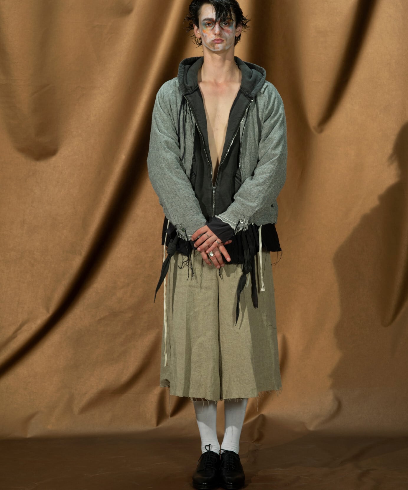 Midorikawa / MID26SS-PT02 CROPPED CULOTTES PANTS (IVORY
