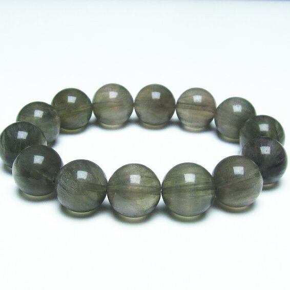 ラビットヘアー フローライト ブレスレット 14mm [M便 1/10] 111-24937