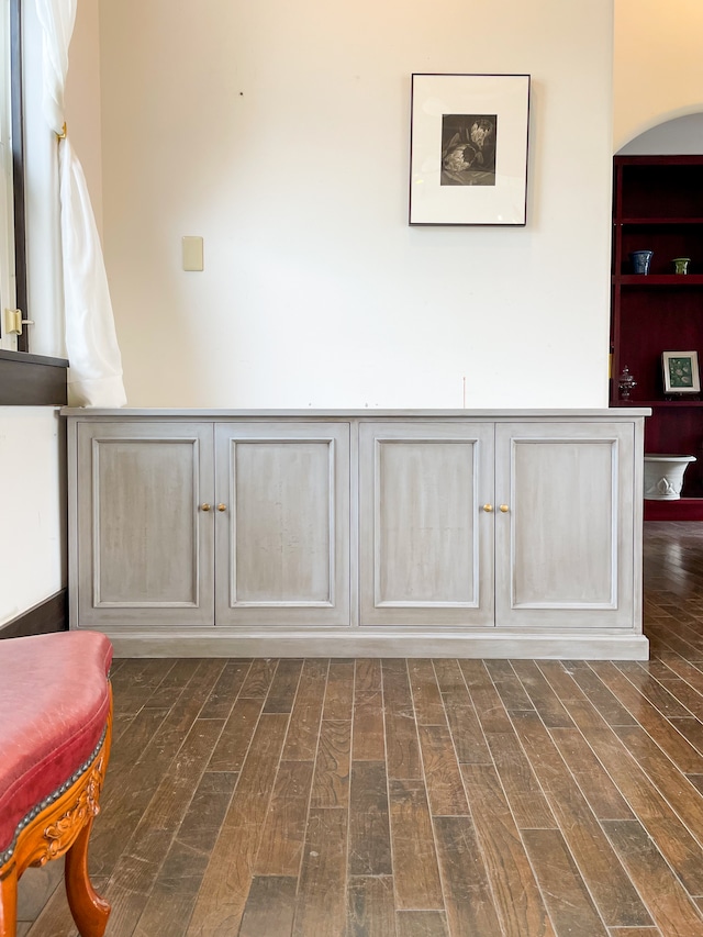 フランスアンティーク調ウッドキャビネット (アンティークブラウン・店舗什器)W1800 輸入住宅向け家具