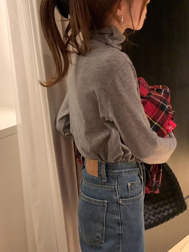 [OUNCE] soft wool tencel pola tee / 4color