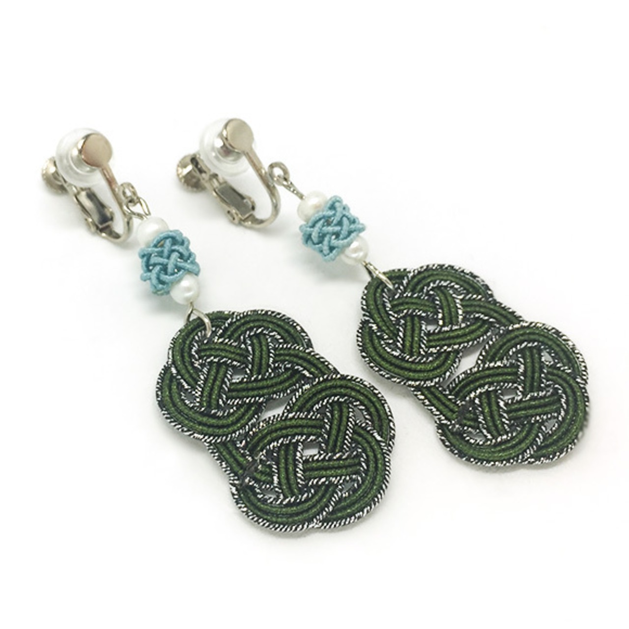 一度結ぶと簡単には解けない！？組み紐クラシカル ピアス＆イヤリング sl2_38_20200427pp01 sl2_38_20200427pe02