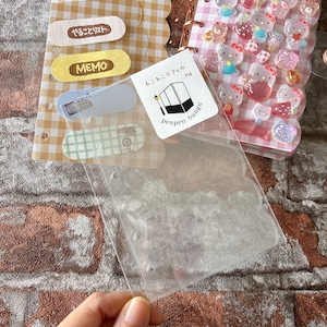 もこもこリフィルクリア M6 pvc シール台紙 5枚入り