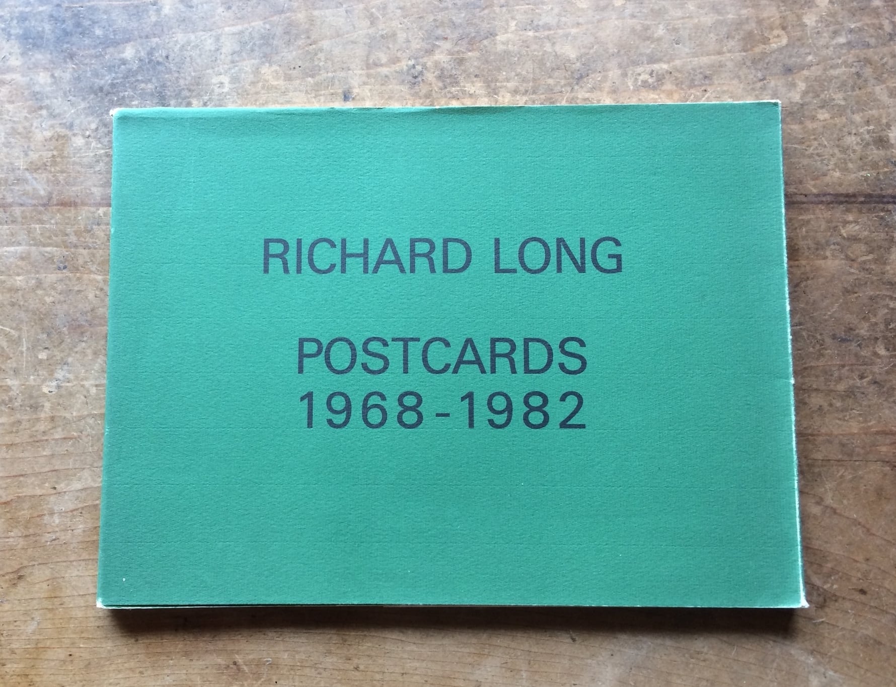 【絶版洋古書】リチャード・ロング　1968-1982　（アーティストブック）　Richard Long: Postcards 1968-1982[205574244]