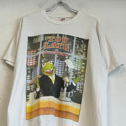 90s Kermit used s/s tee SIZE:L S3→N
