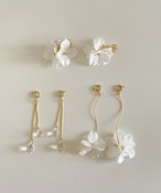 S I U R | Tu blanc earring / pierce —wave charm—