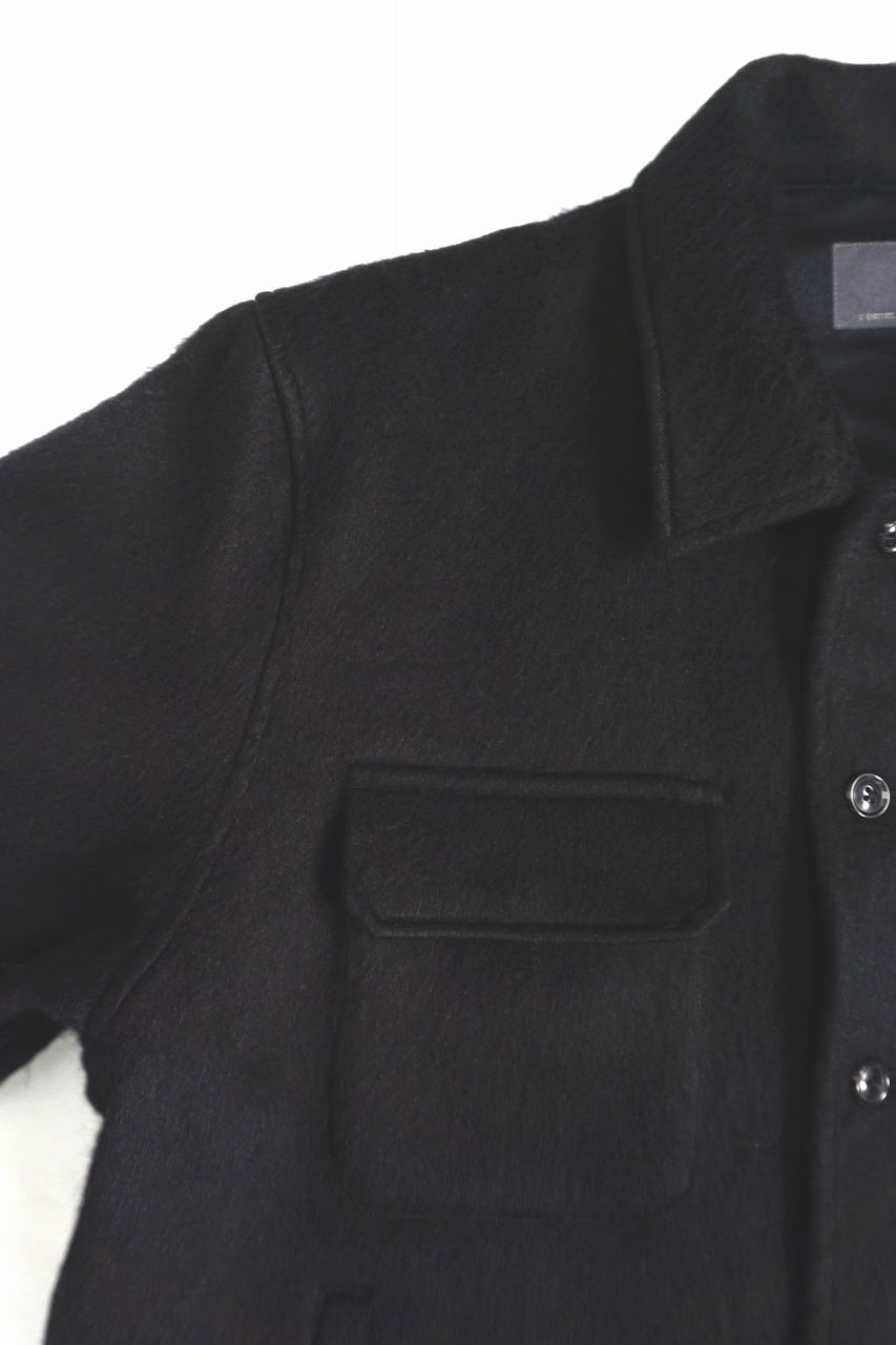 Angora Shaggy Shirt Jacket