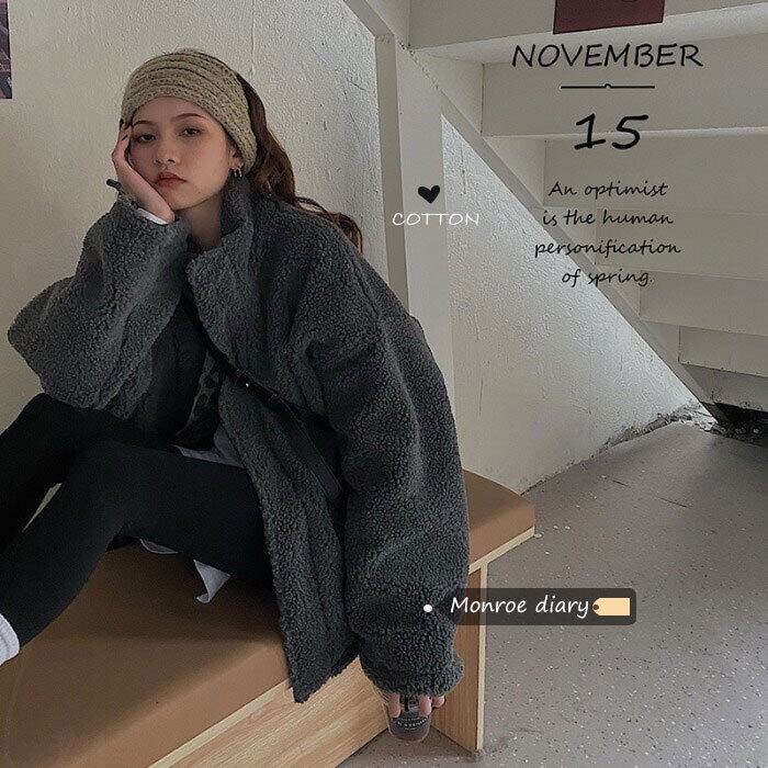 ルーズレオパードコート スプリングジャケット トップス 春物 モンロー48416402313