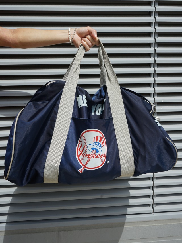 ［BIG SIZE］New York Yankees Genuine Merchandise Vintage Nylon Duffle Bag Shoulder Bag MLB