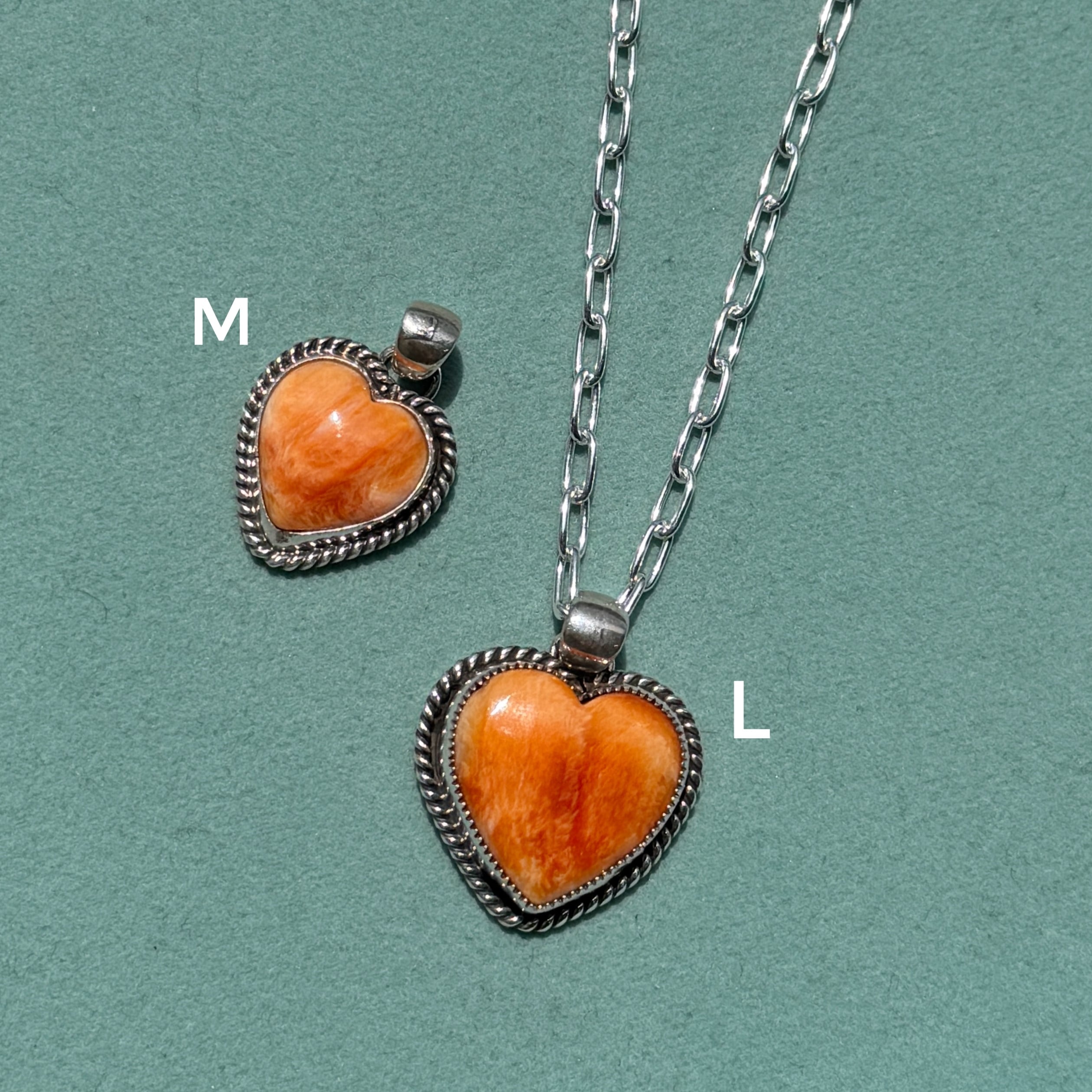 再入荷】《Indian Jewelry 》【 一点物 】ハート スパイニー