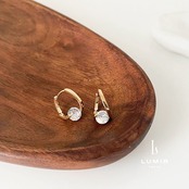 シンプルリッチフープピアス