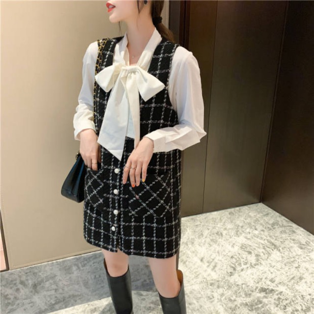 洋楽が好きな女の子のワンピース